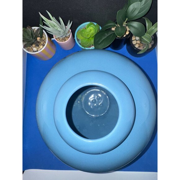 Madeline Originals Calif Mid-Century Ceramic Blue Vase - Picture 8 of 13